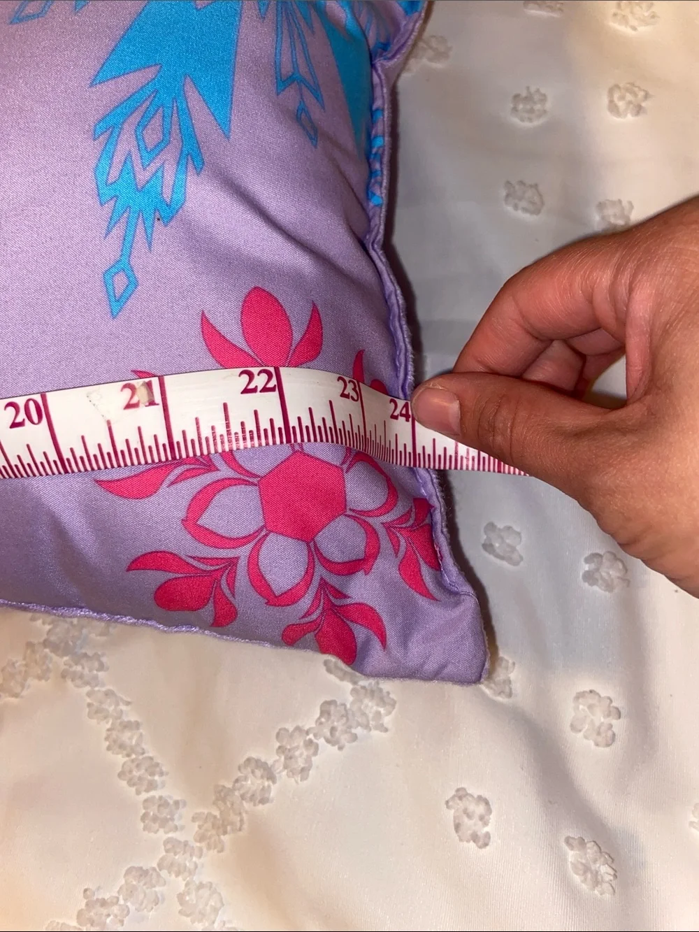 Disney Olaf Kids  Pillow with Snowflake Accents